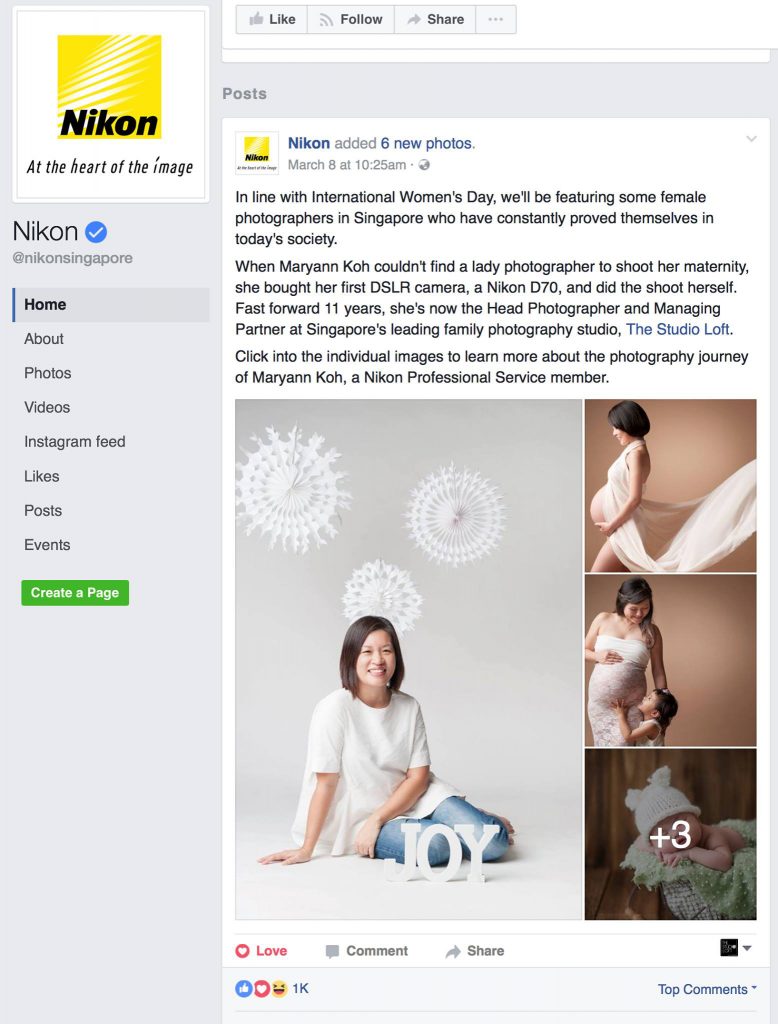 Featured by a reputable photography brand,  Nikon
