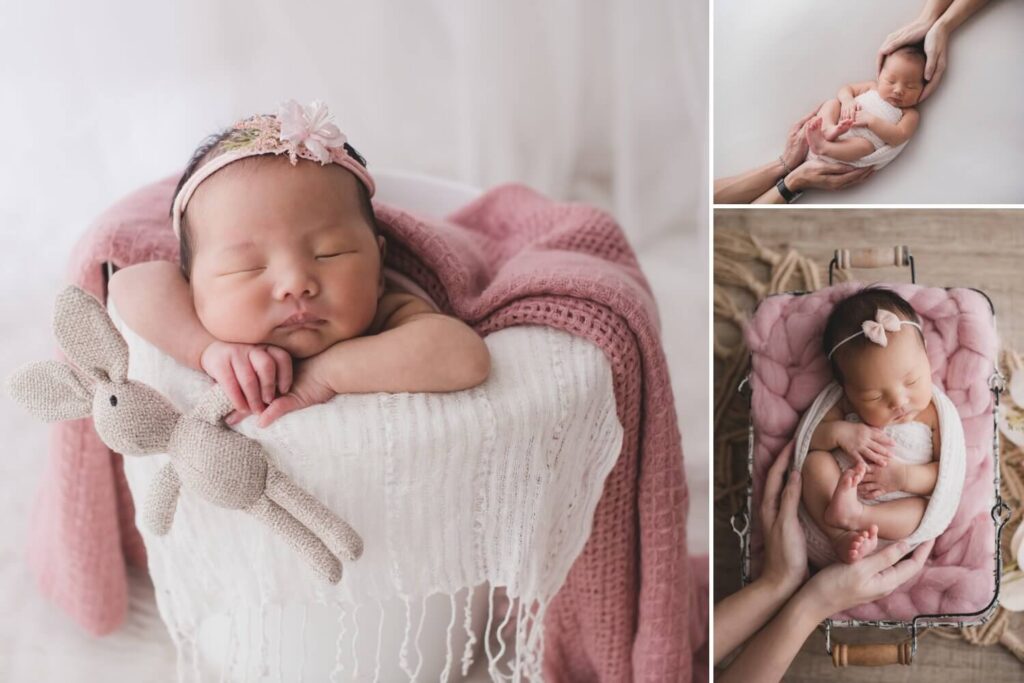 Newborn Photography collage 1