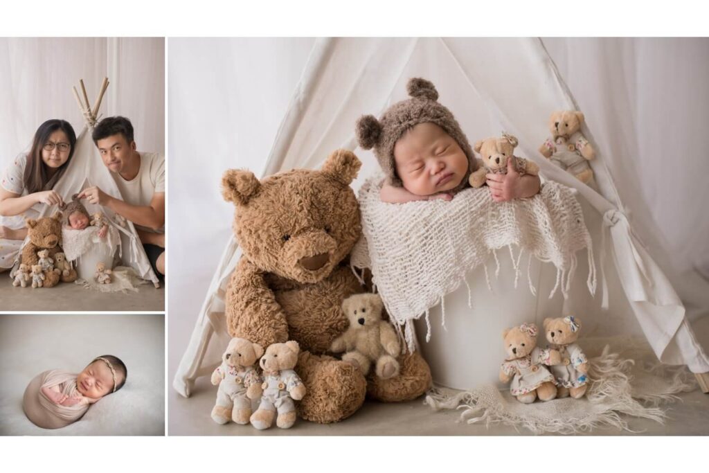 Newborn Photography collage 12
