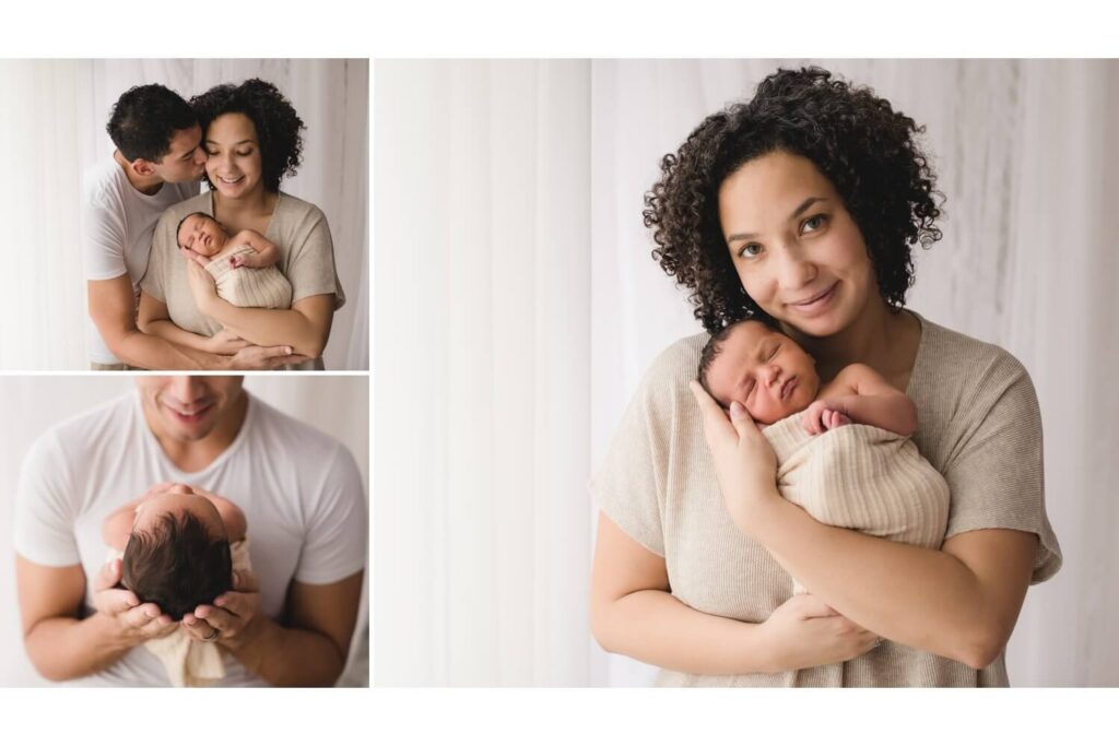 Newborn Photography collage 2